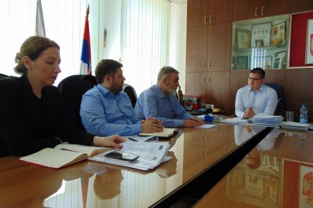 Generalni sekretar Stalne konferencije gradova i opština Đorđe Staničić sa svojim saradnicima posetio Lebane.