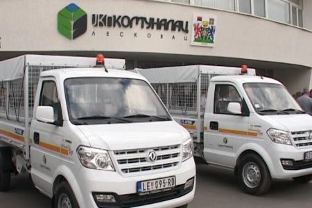Leskovački Komunalac nabavio dva kiper kamiona i čistilicu