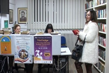 „Noć knjige“ održana u leskovačkoj biblioteci
