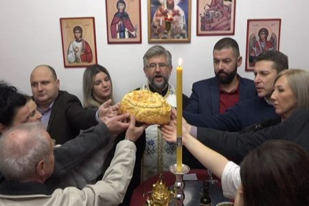 Srpski pokret Dveri u Leskovcu proslavio svoju slavu Svetog Savu