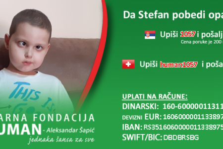 Pomozimo Stefanu da pobedi opaku bolest