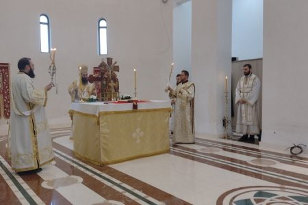 ODRŽANA SVETA LITURGIJA POVODOM SLAVE HRAMA SVETOG SIMEONA MIROTOČIVOG U DUBOČICI