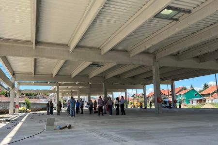 OBILAZAK RADOVA NA IZGRADNJI TRŽNOG CENTRA U DUBOČICI