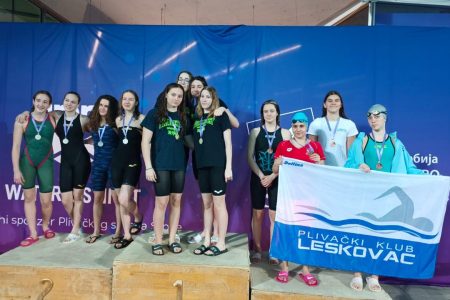 PLIVAČKI KLUB LESKOVAC OSVOJIO 19 MEDALJA