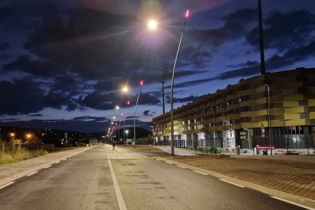 ZAVRŠNI RADOVI NA IZGRADNJI ULICE OKO STADIONA U LESKOVCU