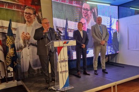 U PEČENJEVCU ODRŽAN PREDIZBORNI MITING LISTE ALEKSANDAR VUČIĆ – LESKOVAC NE SME DA STANE