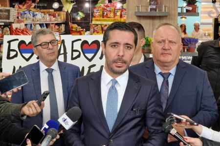 MINISTAR UNUTRAŠNJE I SPOLJNE TRGOVINE TOMISLAV MOMIROVIĆ BORAVIO DANAS U LESKOVCU