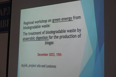ODRŽANA RADIONICA O PROIZVODNJI ZELENE ENERGIJE