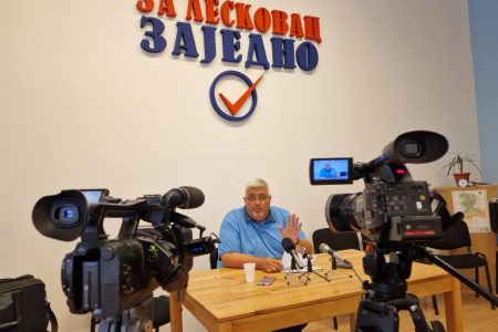 KONFERENCIJU ZA NOVINARE DANAS JE ODRŽALA GG ZA LESKOVAC ZAJEDNO