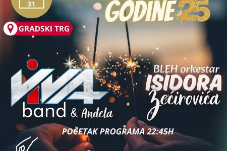 DOČEK NOVE 2025. NA GRADSKOM TRGU U LESKOVCU
